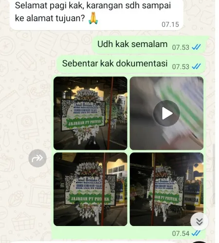 Pengiriman Papan Bunga Selamat Nambo Jaya