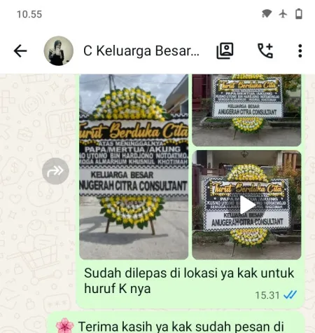 Pengiriman Papan Bunga Duka Nambo Jaya